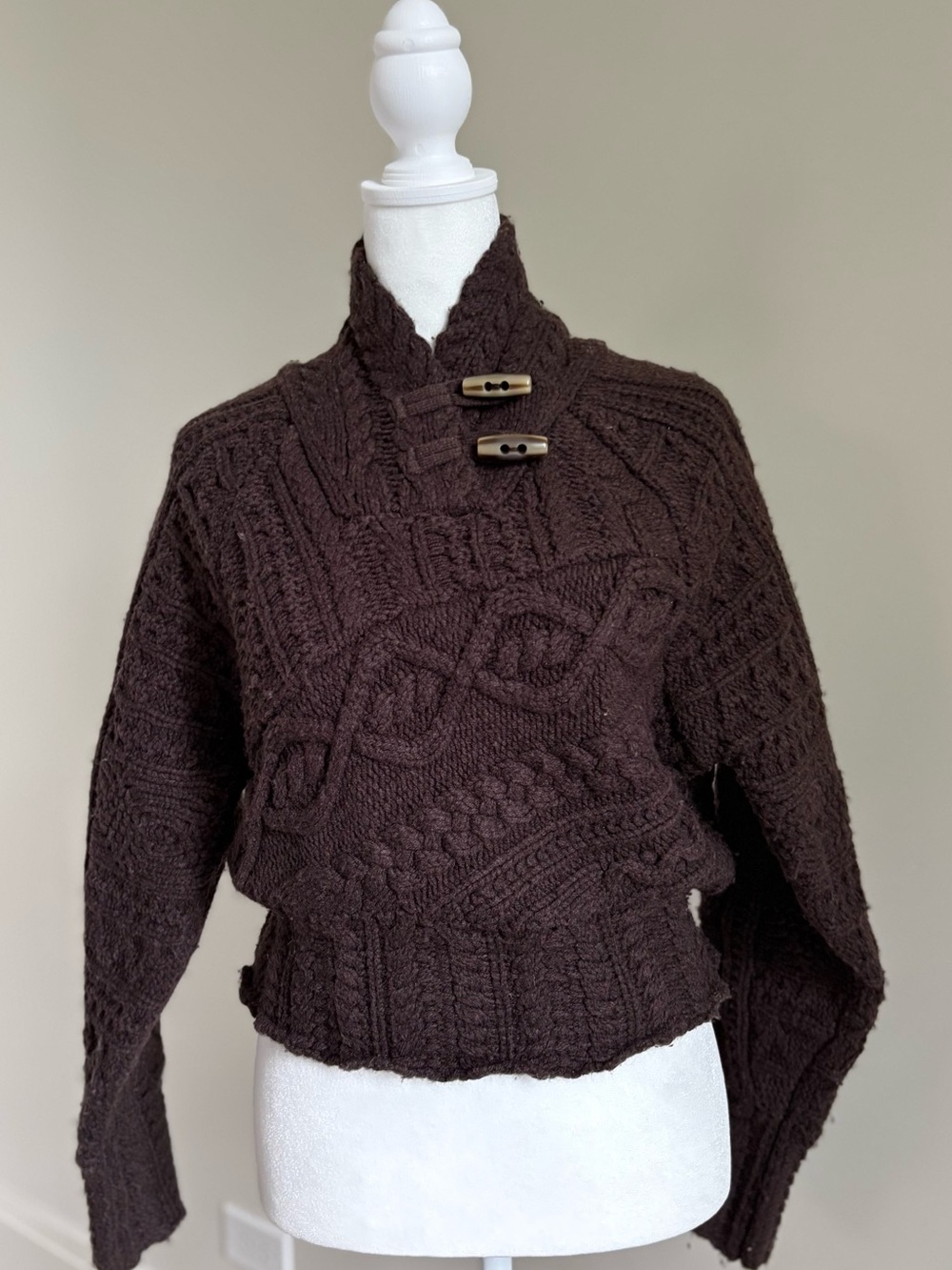 Rag & Bone Chunky Sweater - Dark Brown